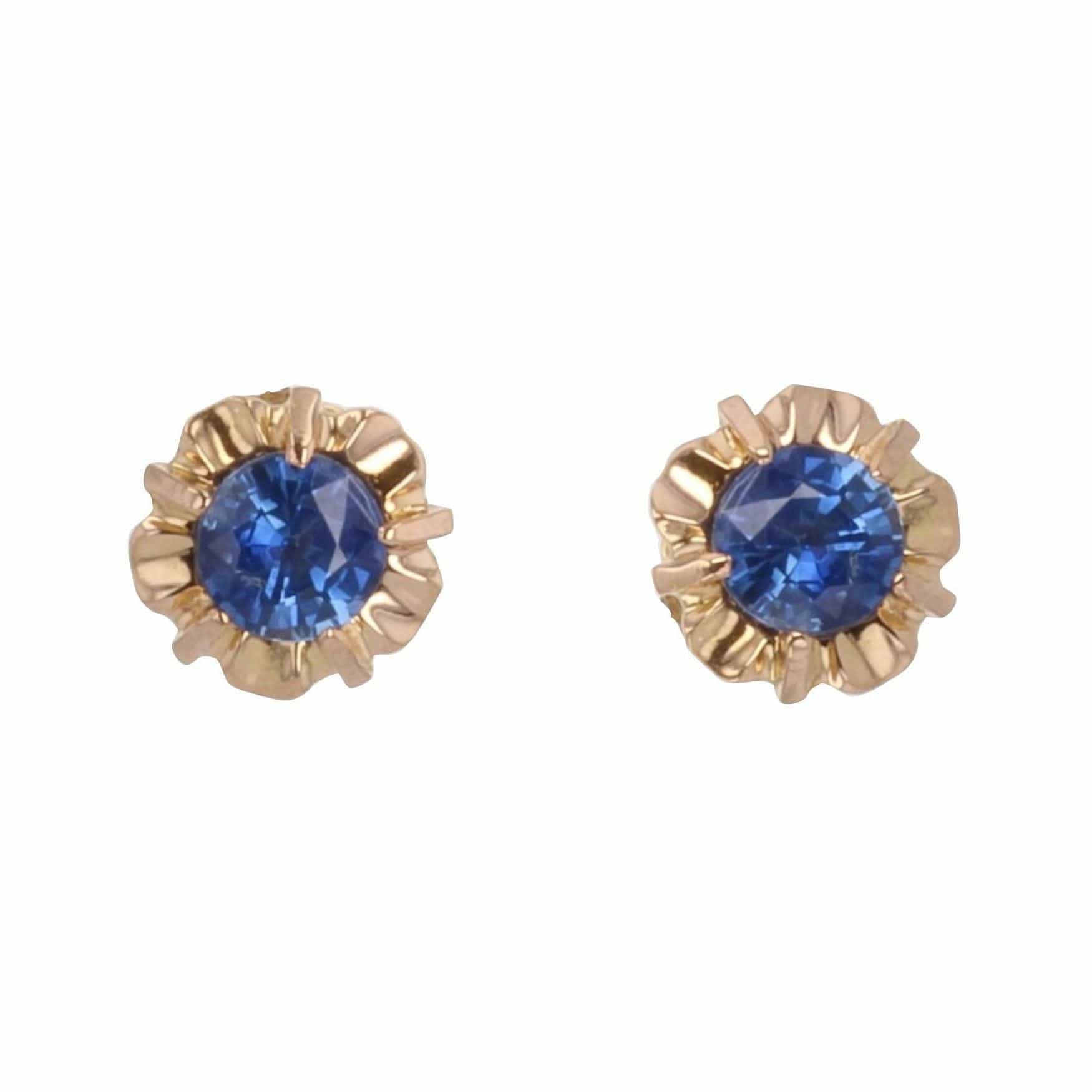 Vintage sapphire earrings