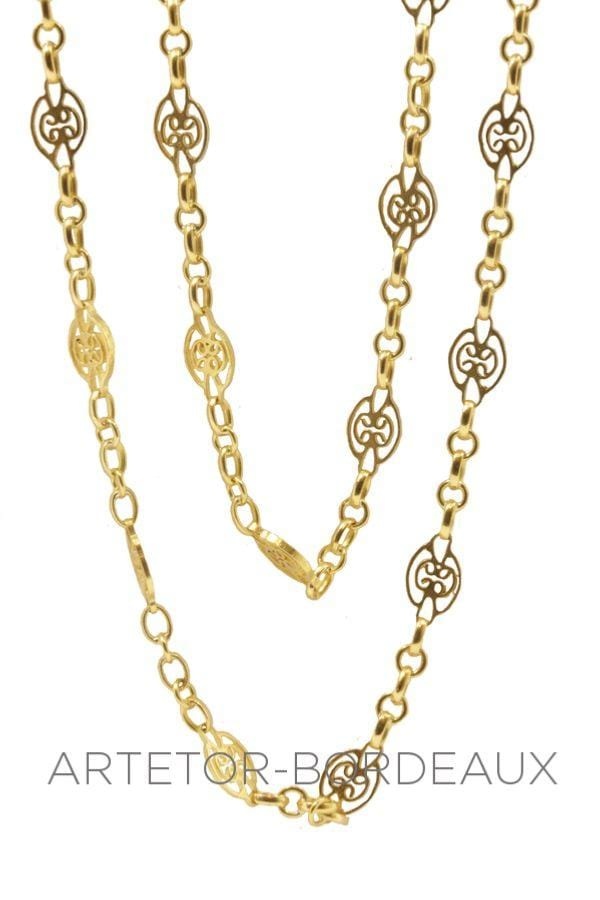 Old filigree necklace