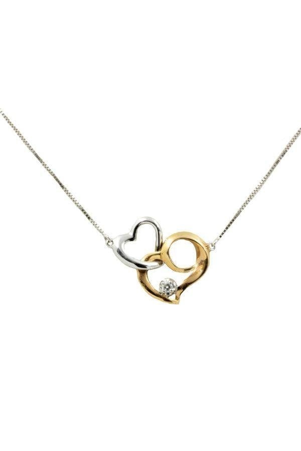 Heart diamond necklace