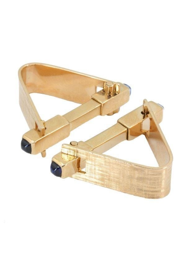 Sapphire cufflinks