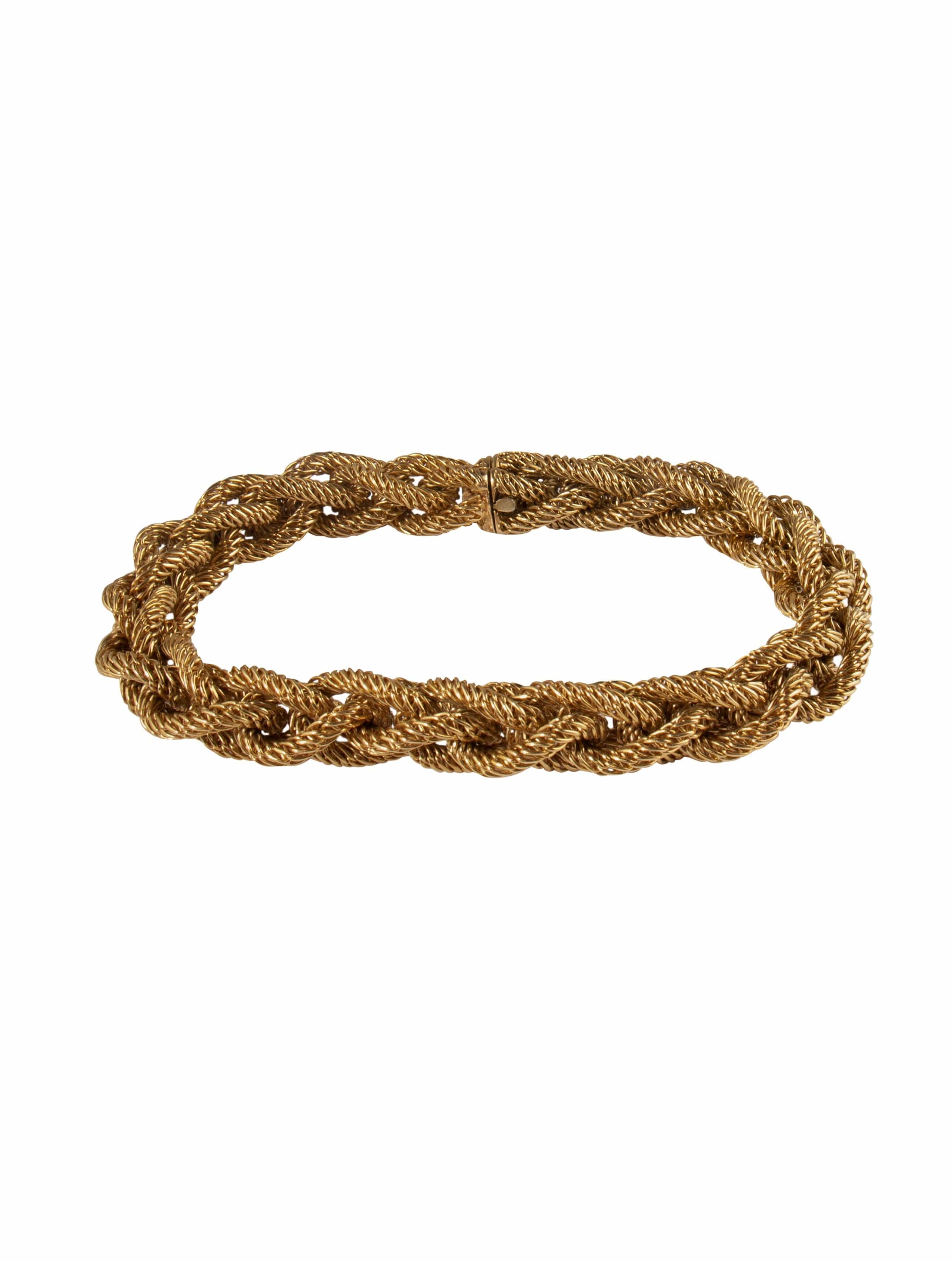 Cartier - Twisted Bracelet in Yellow Gold, 1960s