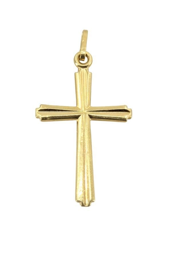 MODERN CROSS PENDANT