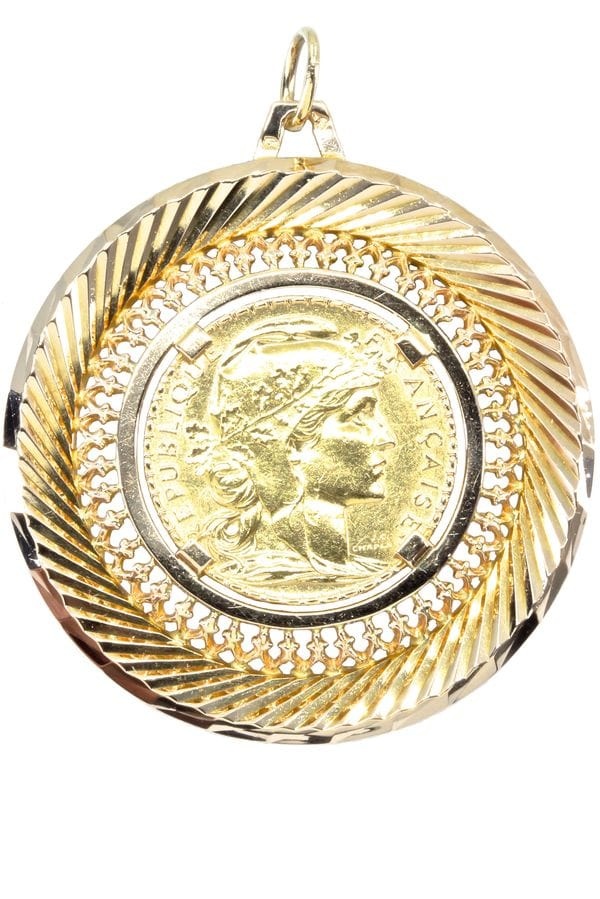 20 franc Marianne pendant