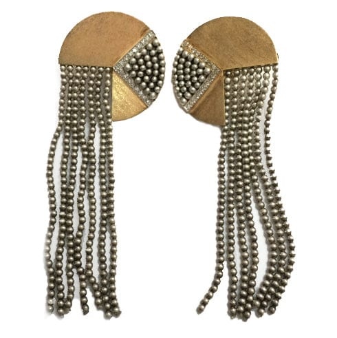 Erté earrings, 