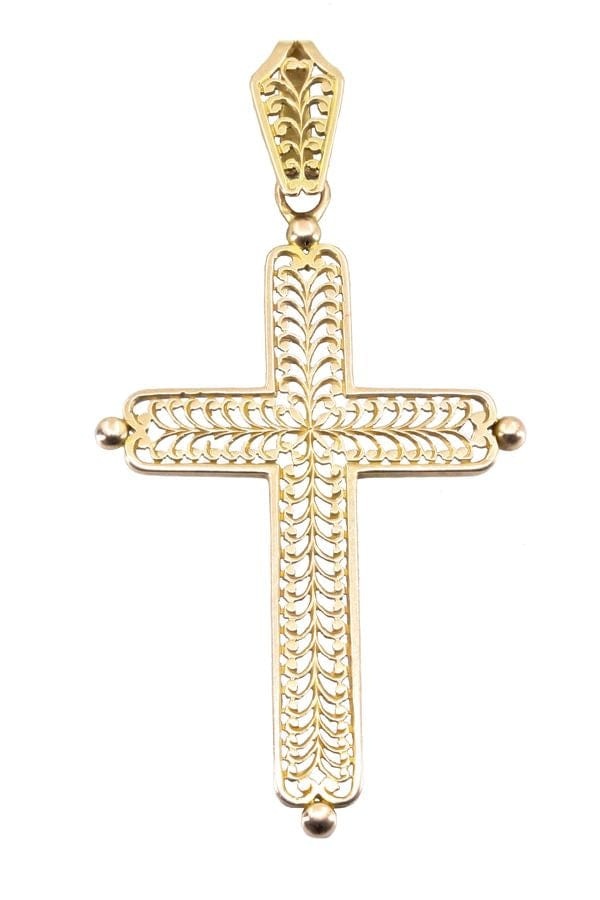 Old filigree cross