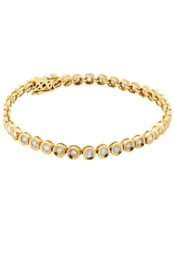 Diamond line bracelet