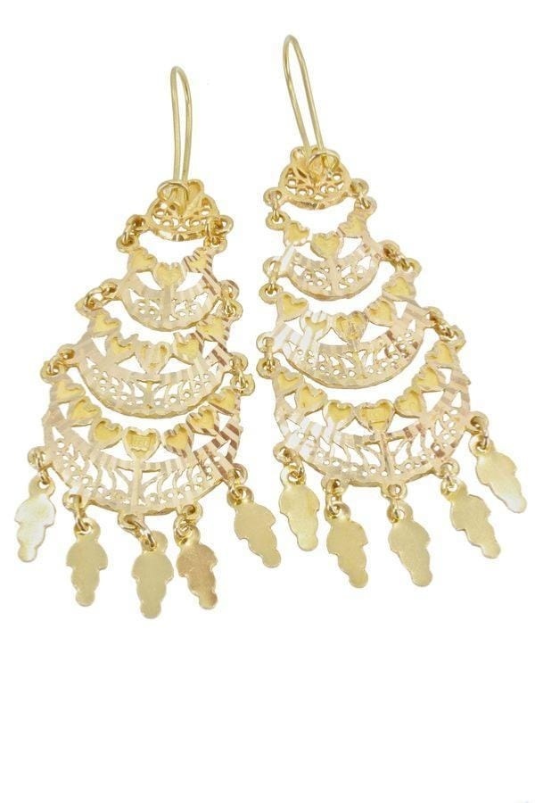 Oriental dangling earrings