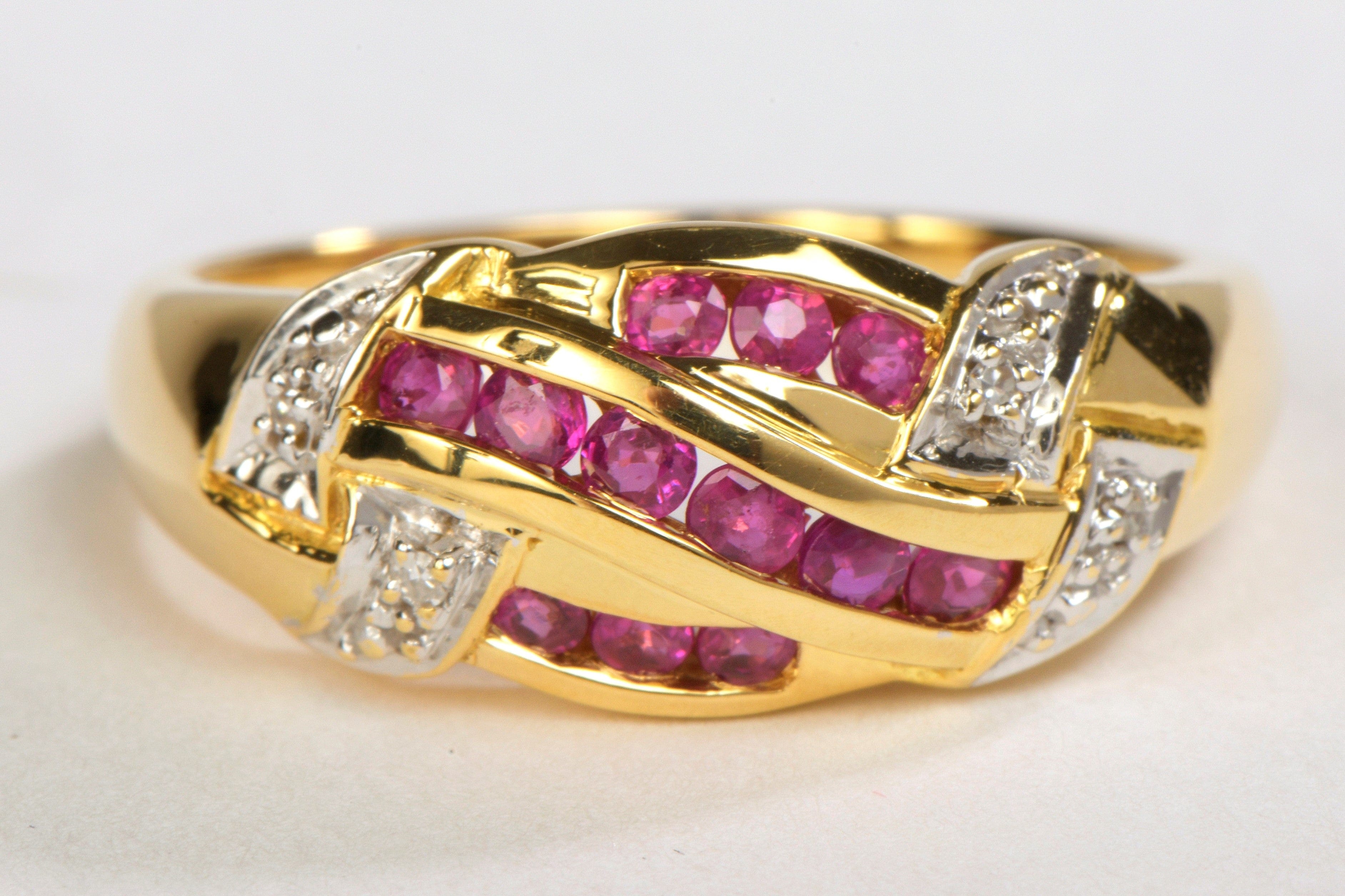 Ruby Yellow Gold Ring