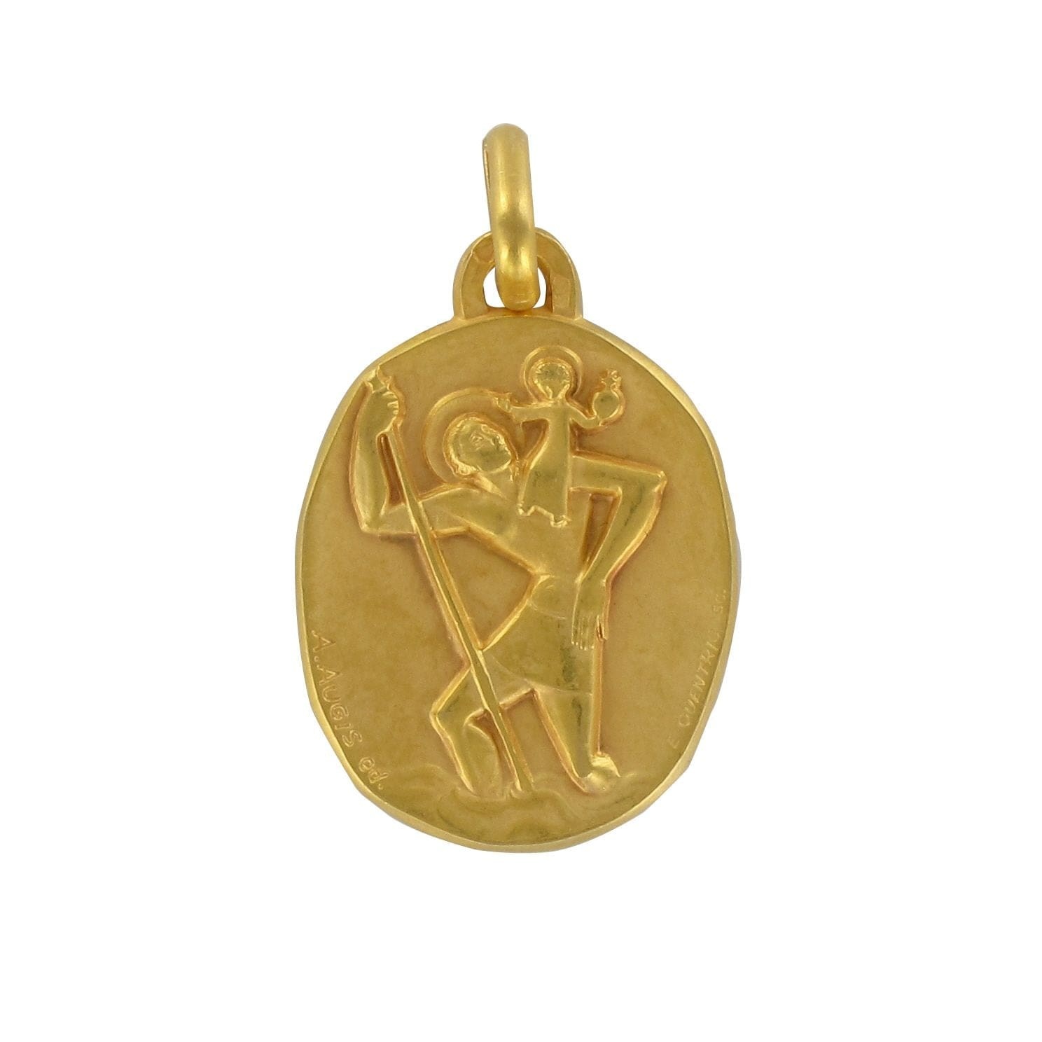 Saint Christopher and the Child Jesus Medal - . Görsel