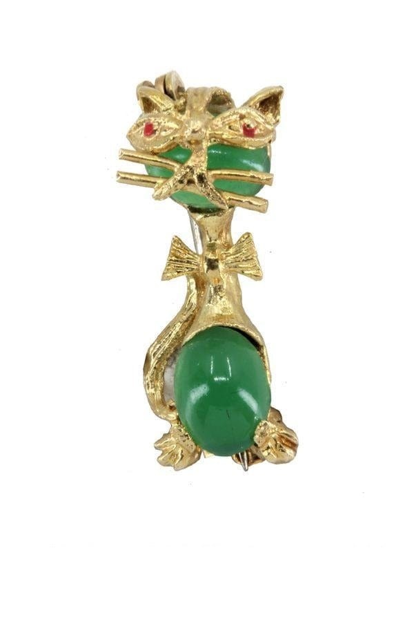 Cat brooch - . Görsel