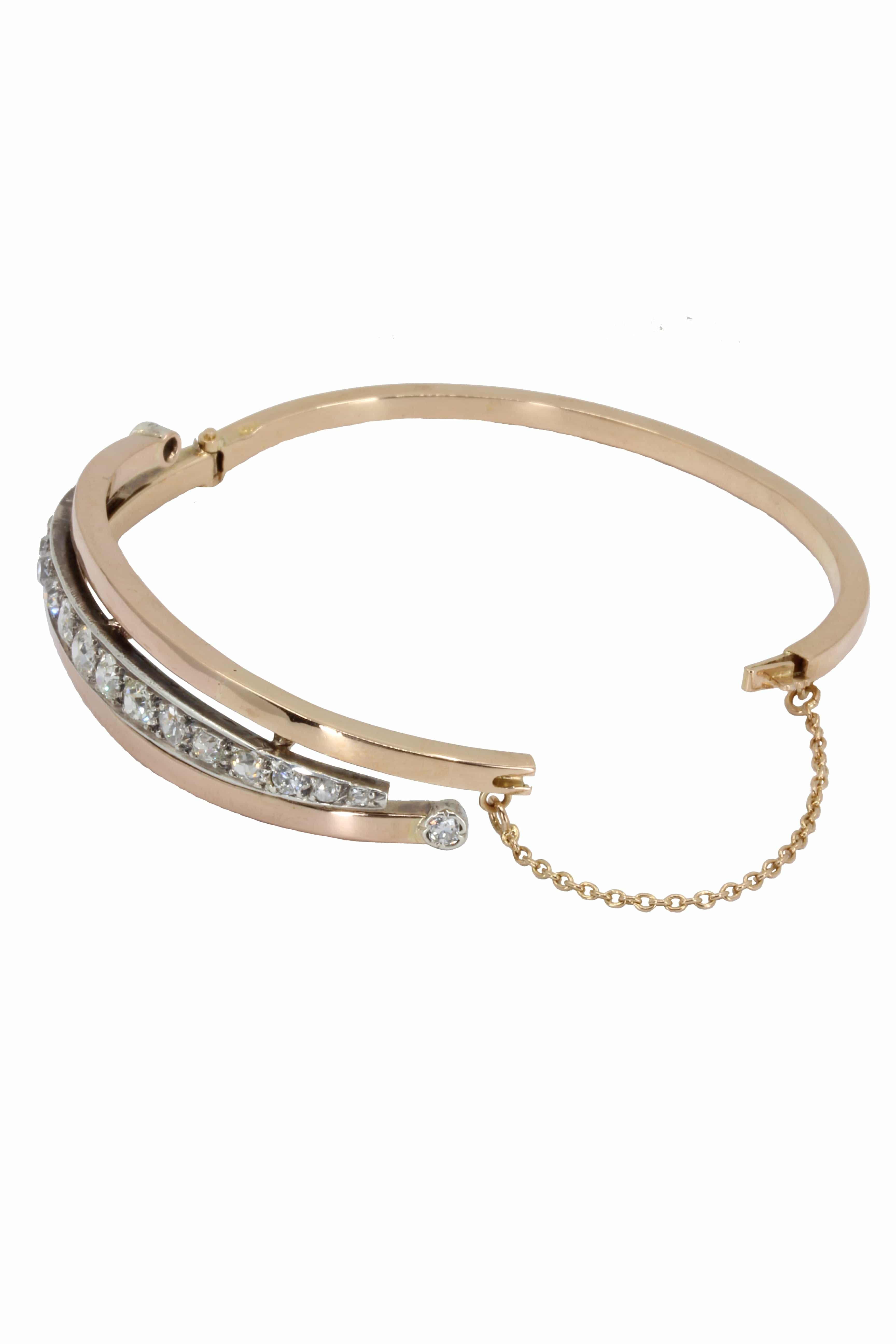 Old diamond bracelet - . Görsel