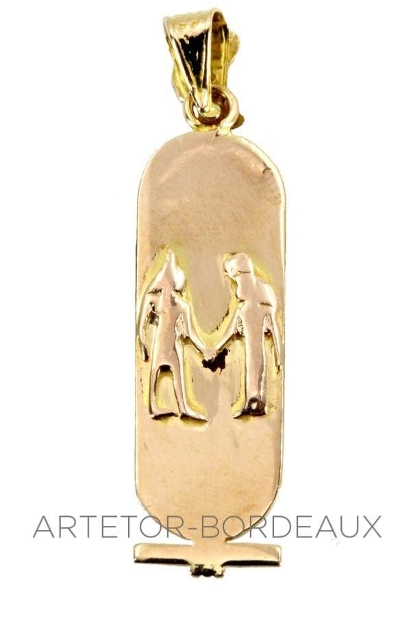 Egyptian Cartouche Pendant - . Görsel