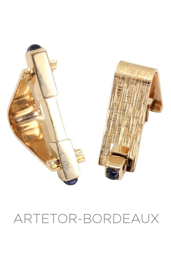 Sapphire cufflinks - . Görsel
