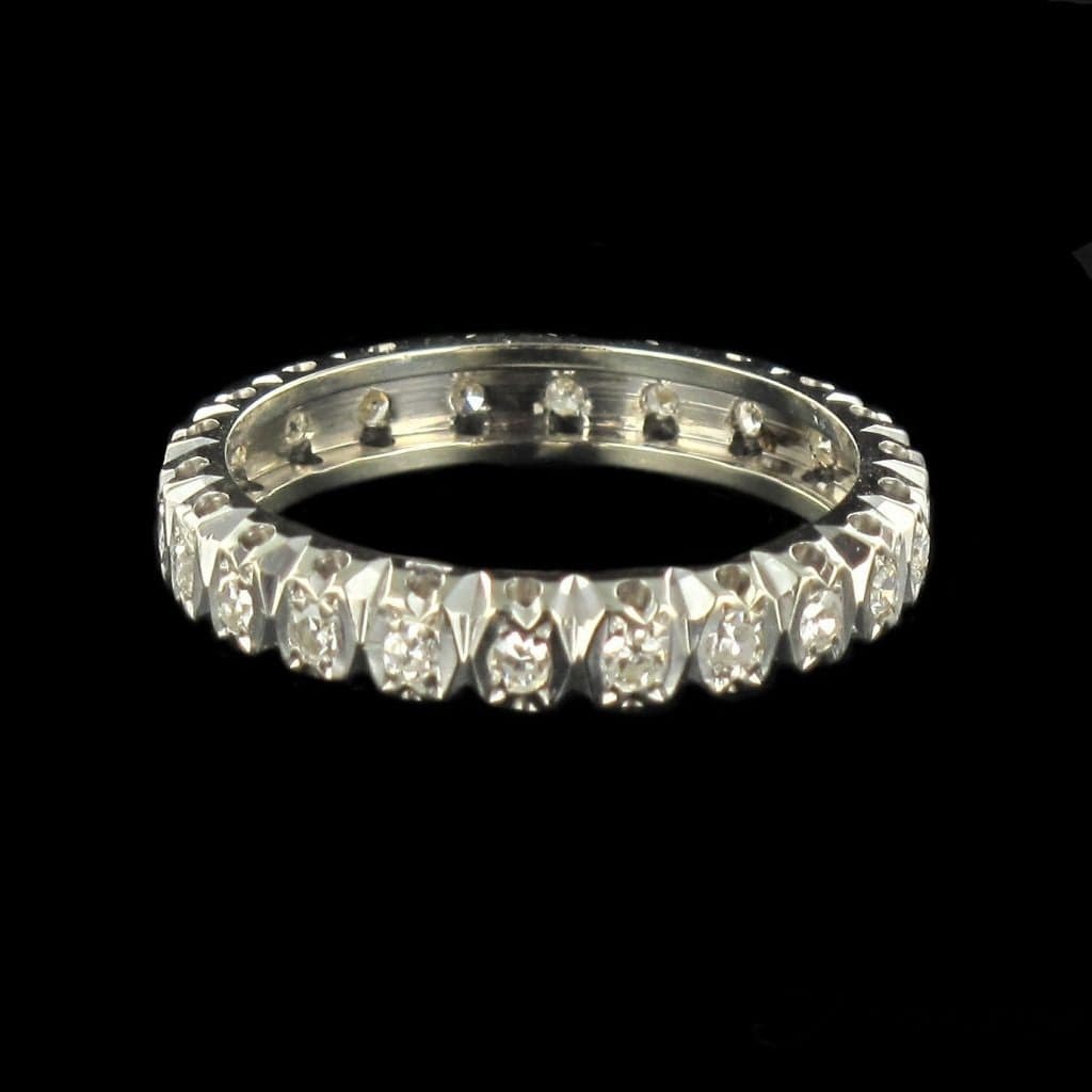 0.65 carat diamond wedding ring - . Görsel