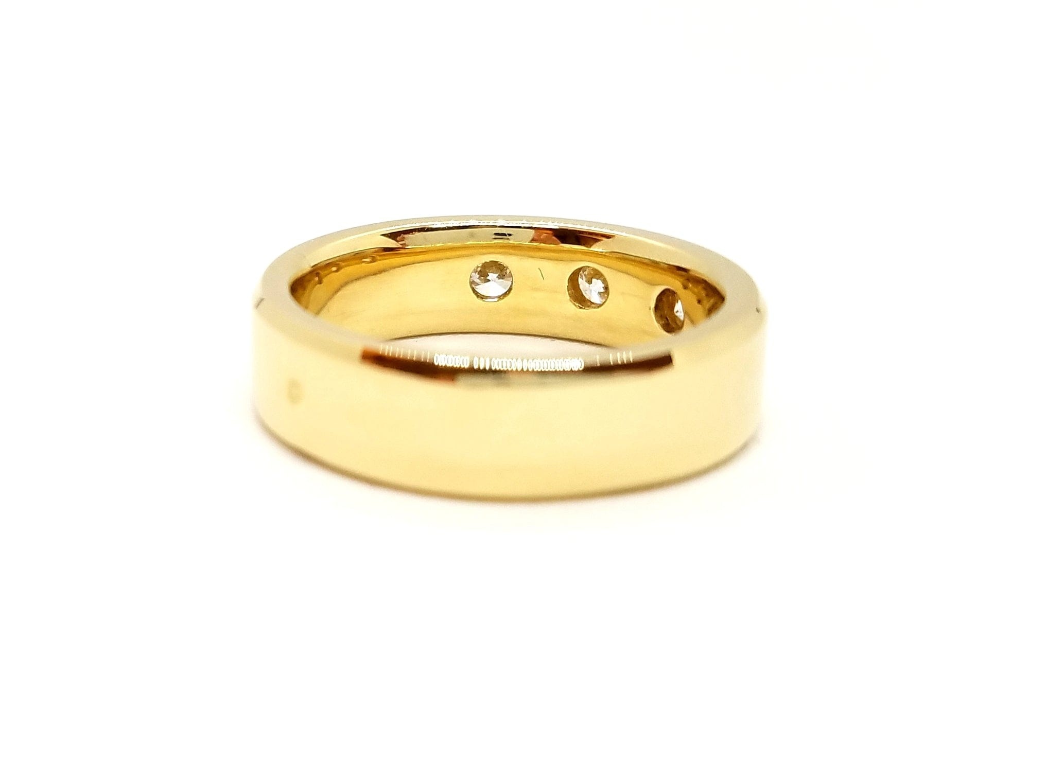Yellow Gold Diamond Ring - . Görsel