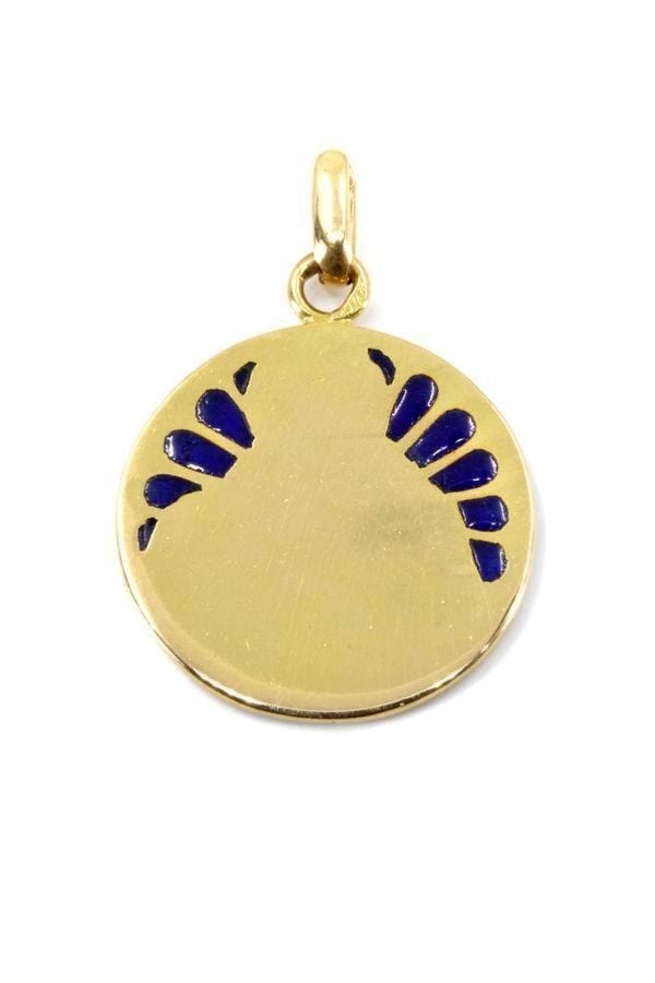 Enamel religious medal - . Görsel