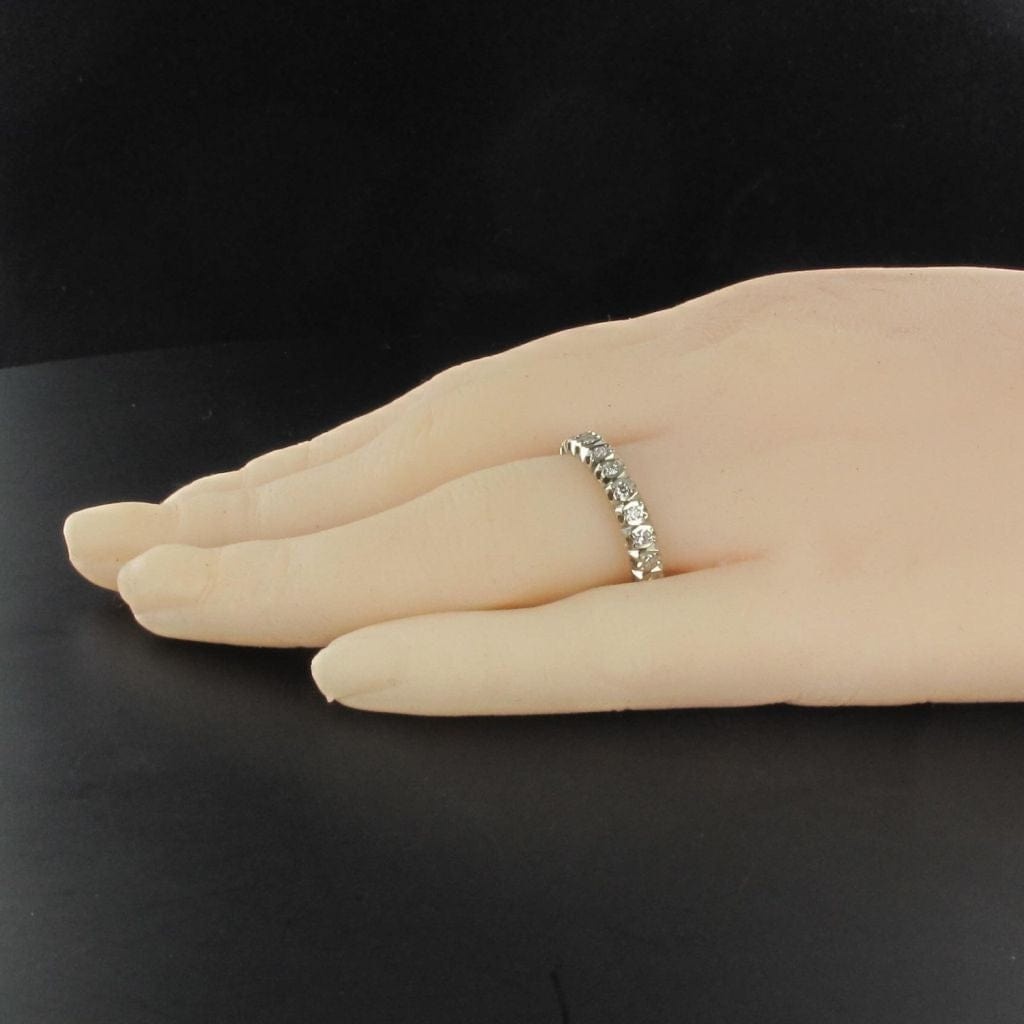 0.65 carat diamond wedding ring - . Görsel