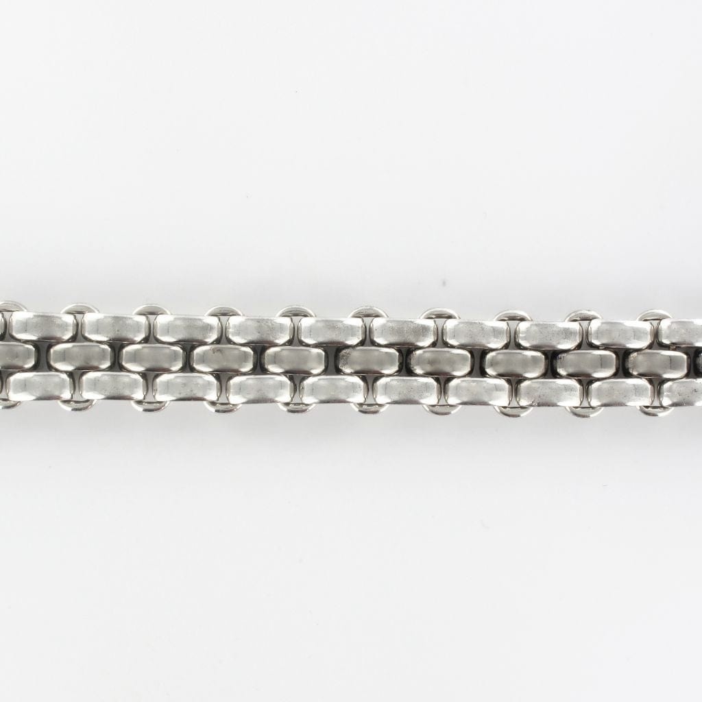 Bracelet silver flat mesh - . Görsel